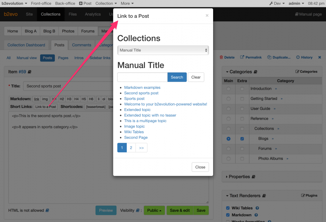 Short Links / ForeverLinks / Quick Links Plugin