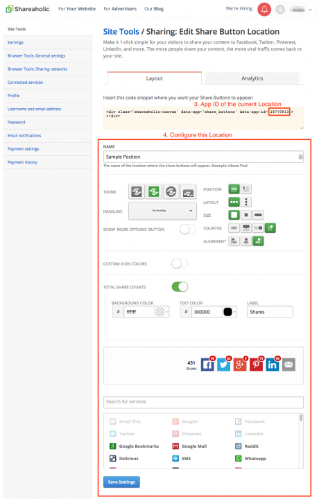 Shareaholic Plugin