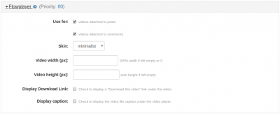 Flowplayer Plugin (Video)