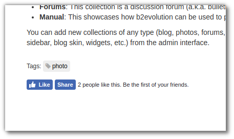 Facebook Widget Plugin