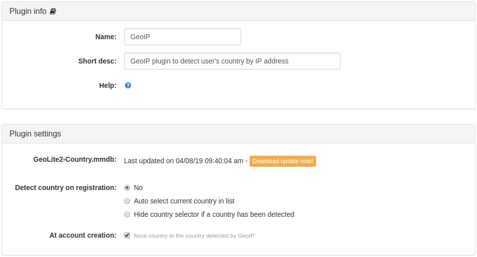 GeoIP Plugin