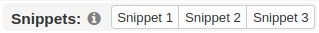 Snippets Toolbar Plugin