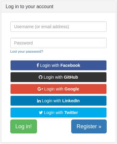 Social Login Plugin